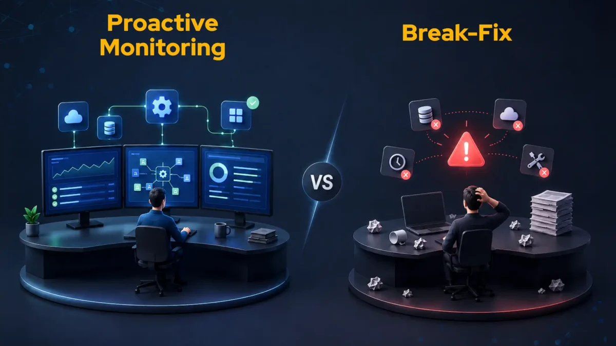 Proactive Monitoring vs Break-Fix